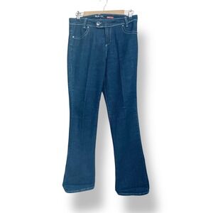 Style & Co. Women's Bootcut Jeans Dark Wash‎ Denim Embellished Pockets Size 6